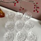 Set Van Negen Loodkristallen Champagne Coupes thumbnail 5