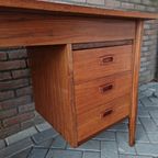 60'S Vintage Bureau Deens Bureau Teakhouten Desk thumbnail 13