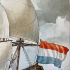 Ingelijste Aquarel Van Reint De Jonge thumbnail 10