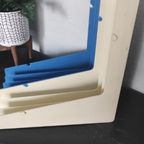 Vintage Lp-Houders Platenhouders Blauw Wit thumbnail 3