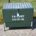 Stoere Opbergkist, Legerkist Super Tof Ook Als Salontafel. thumbnail 2