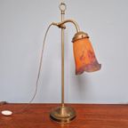 Art Deco Bureaulamp, Gesigneerd Frères Muller, Jaren 20 thumbnail 4