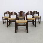 6X Dining Dining Chair “Padova” By Hank Lowenstein, 1970S thumbnail 2