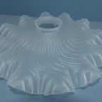 Franse Jaren 1970 Frosted Glas Lampenkap thumbnail 7