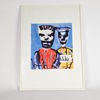 Herman Brood - Litho - Huzaar - Gesigneerd In De Druk - 3E Kwart 20E Eeuw thumbnail 4