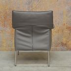 Zganieuw Grijze Leren Design On Stock Limec Fauteuil thumbnail 6