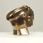 Ceramic Head By Roy Terbeek, 1994 thumbnail 5