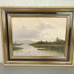 L. Schöngarth - Landschap Schilderij thumbnail 4