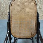 Jaren '60' Michael Thonet Schommel Stoel thumbnail 9