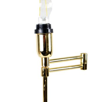 Goudkleurige Zwenk Lamp Regency Scharnierende Tafellamp 44Cm | Kerst
