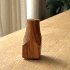 Vintage Danish Teak Rare And Handmade Salt And Pepper Set thumbnail 2