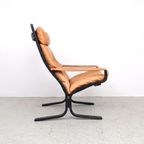 Ingmar Relling Leren Siesta Fauteuils, 1970s thumbnail 5