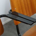 Set Van 10 Vintage Jaren ’60 Dutch Design Marko School/kantine/eetkamerstoelen Met Armleuningen thumbnail 8