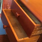 Art Deco Mahonie Hout Dressoir Kast Jaren 30 thumbnail 9