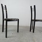 Post Modern Dining Chairs, 1980s Set Of 4 thumbnail 6