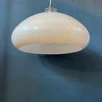 Mushroom Hanglamp - White Space Age Light Fixture thumbnail 9