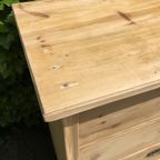 Antieke Zweedse Ladekast Commode Met 4 Lades thumbnail 6