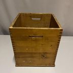 Grenen Houten Kruk Of Bak Jaren 60 70 thumbnail 5