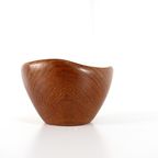 Vintage Teak Houten Schaal thumbnail 4