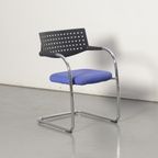 Vitra Vergaderstoel, Paars, Sledeframe thumbnail 2