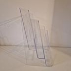 Plexiglas Wand Lectuurbak Wandrekje Wandrek A4 Houder thumbnail 6