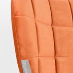 Set (2) Zuiver Omg Velvet Stoel Oranje thumbnail 5
