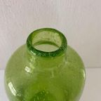 Vintage Glazen Vaas In Kleur Helder Groen thumbnail 3