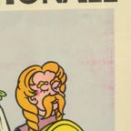 Vintage Ingelijste Poster Loterie Nationale France Fifties Reclame Jean Effel thumbnail 10