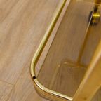 Vintage Serveerwagen Barcart Drankenwagen Trolley Messing thumbnail 8