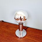 Space Age Tafellamp In Verchroomd Metaal, Jaren 70 thumbnail 3