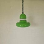 Vintage Space Age Rise And Fall Lamp Appel Groen thumbnail 7