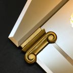 Vintage Design Spiegel Deknudt Goud Facet Randen thumbnail 12
