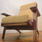 Fauteuil Ge290A Van Hans J. Wegner Voor Getama In Eiken thumbnail 17