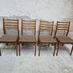 4 Vintage Stoelen Mid Century Jaren 60 Stoelen Retro Stoel thumbnail 3