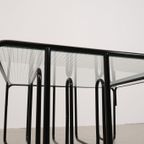 Vintage Zwarte Buisframe Salontafel thumbnail 5
