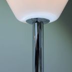 Vintage Vloerlamp - Wit, Zilver, Chroom thumbnail 4