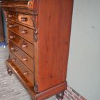 Prachtige Antieke Schotse Mahonie Ladekast, Chiffoniere thumbnail 5