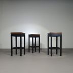 3 X Oak Construction Stools 1960s thumbnail 26