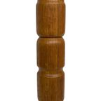 Vintage Pinewood Grenen Tafellamp Gedraaid Jaren 70 Design thumbnail 22