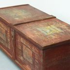 Antieke Beschilderde Bruidskist 1854 thumbnail 2