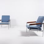 Pair Of Lounge Chairs By Kay Boeck Hansen For Fritz Hansen, 1970’S Denmark thumbnail 3