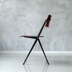 Pyramide Stoel Wim Rietveld Vintage Design Ahrend De Cirkel thumbnail 5