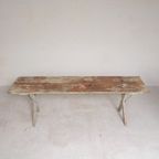 Grote Klaptafel, Biertafel Biere Amos Metz, Jaren 30 thumbnail 5