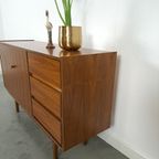 Teak Fineer Dressoir Met Ronde Knop En Lades thumbnail 14