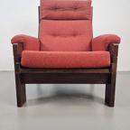 Vintage Wengé Fauteuil Martin Visser Spectrum Brutalist '60 thumbnail 6