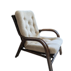 Vintage, Retro Fauteuil Van Manou, Rotan. Jaren '70 thumbnail 4