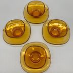 Set Nestle Kop En Schotel Amber Glas 8 Delig thumbnail 3