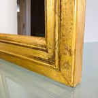 Brocante Spiegel In Goudkleurige Lijst thumbnail 13