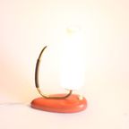 Ceramic And Brass Table Lamp, 1950S thumbnail 16