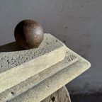 Set Van 4 Kanonballen C. 1800 Op Een Decartieve Stenen Stand Uit Het Atelier Van Walter De Buck thumbnail 10
